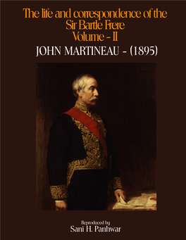 The Life and Correspondence of the Sir Bartle Frere Volume - II JOHN MARTINEAU - (1895)