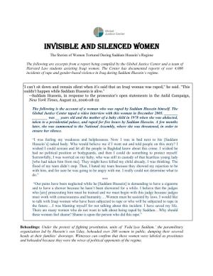 Invisible and Silenced Women