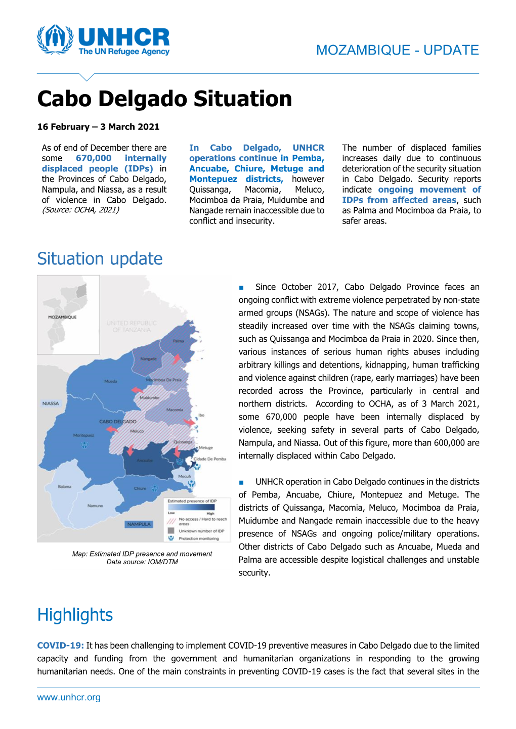 Cabo Delgado Situation