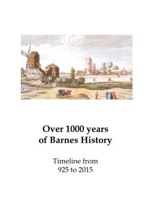 1000 Years of Barnes History V5