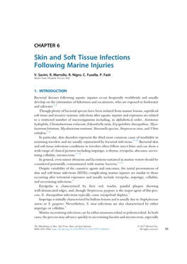 Skin and Soft Tissue Infections Following Marine Injuries
