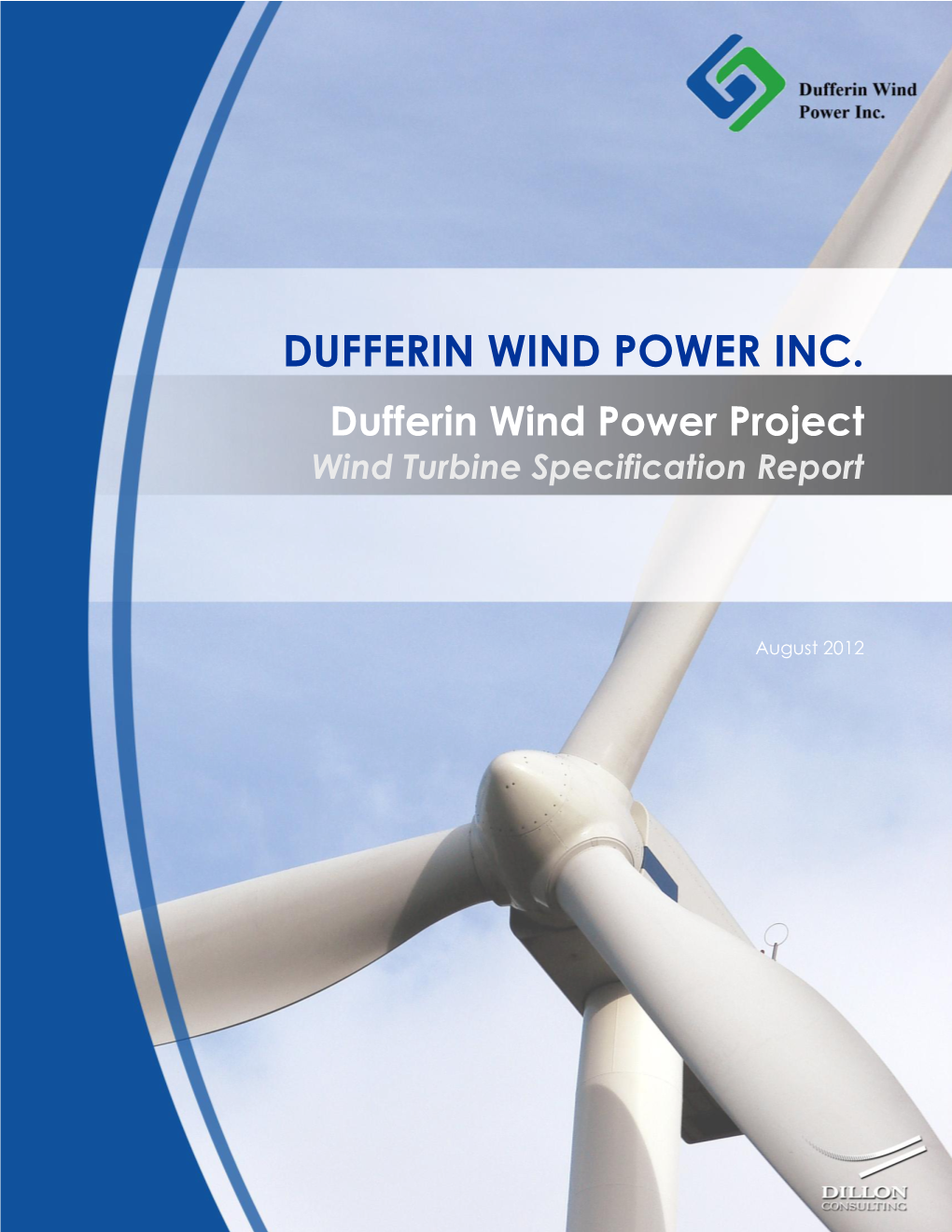 Dufferin Wind Power Inc