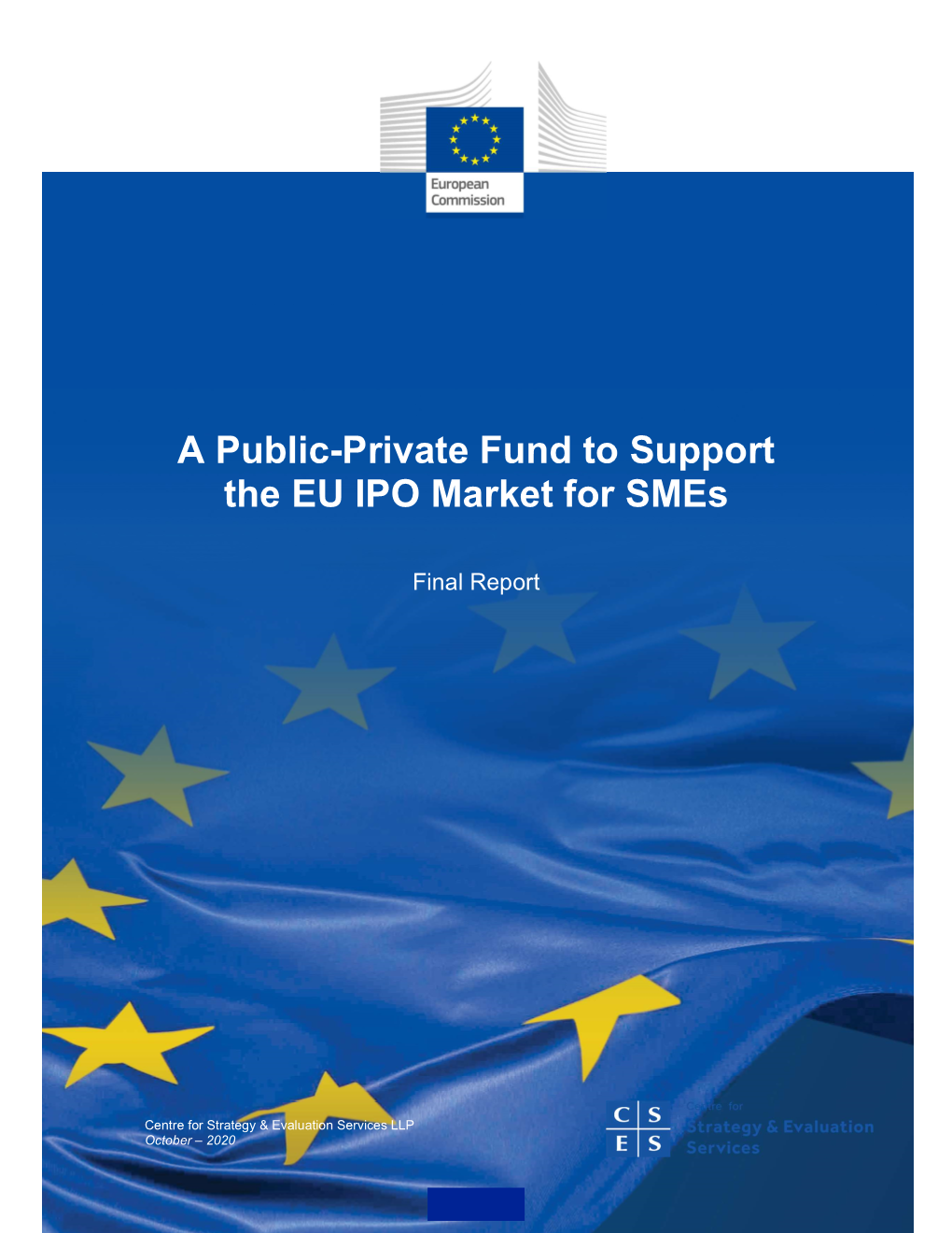 A Public-Private Fund to Support the EU IPO Market for Smes