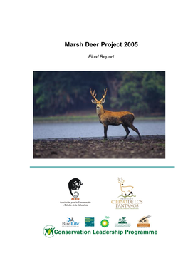 Marsh Deer Project 2005 Final Report