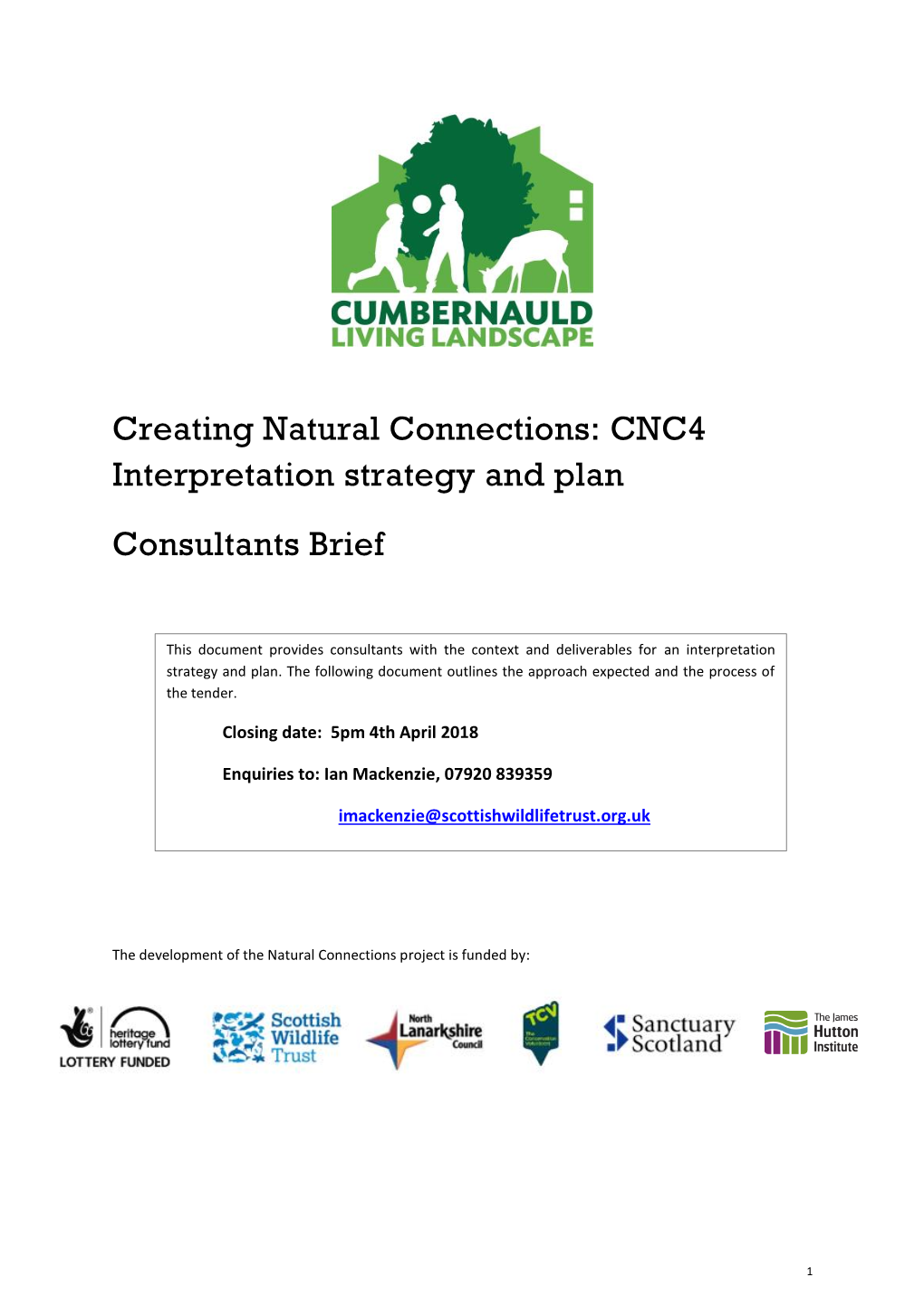 CNC4 Interpretation Strategy and Plan