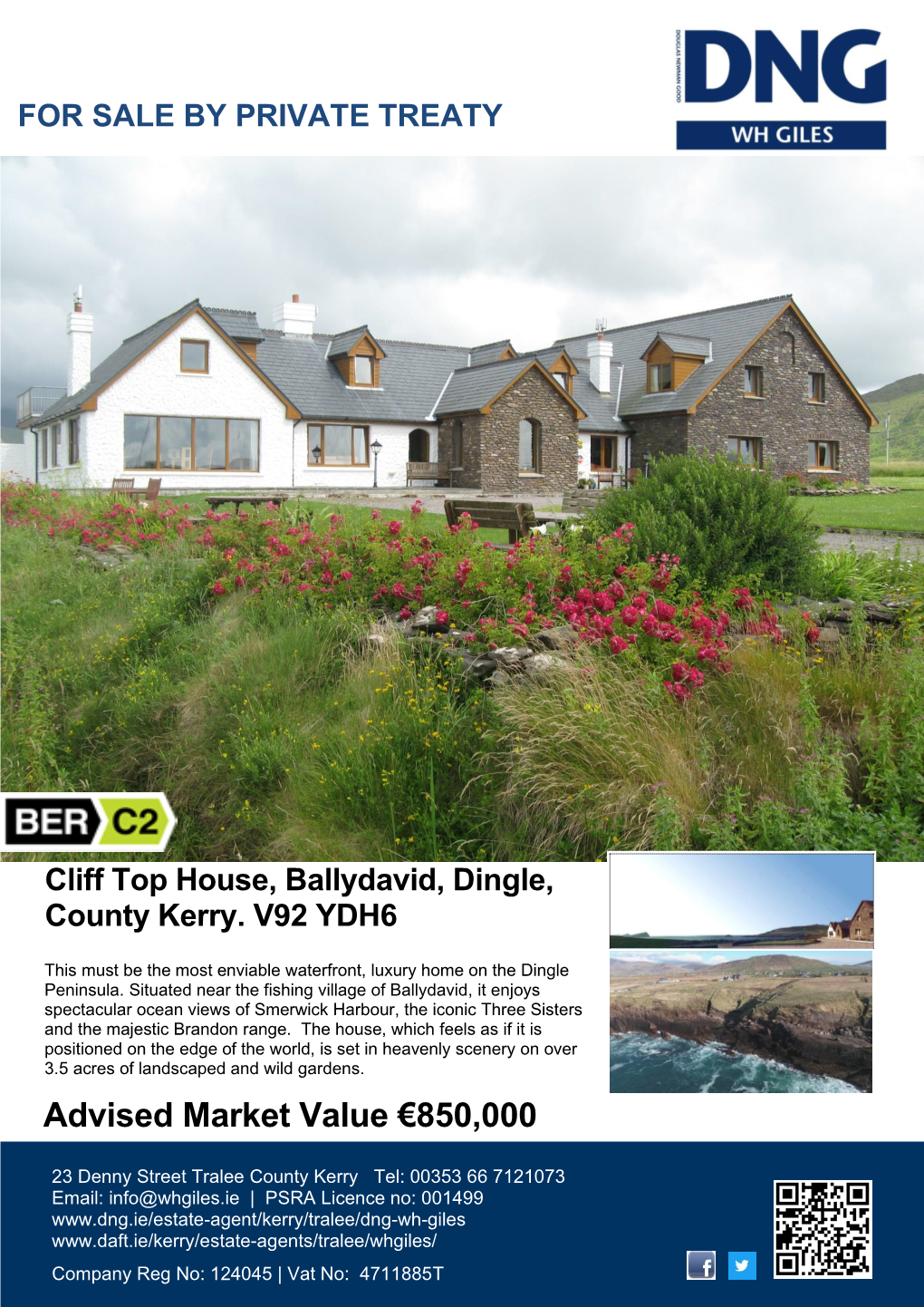 Advised Market Value €850,000