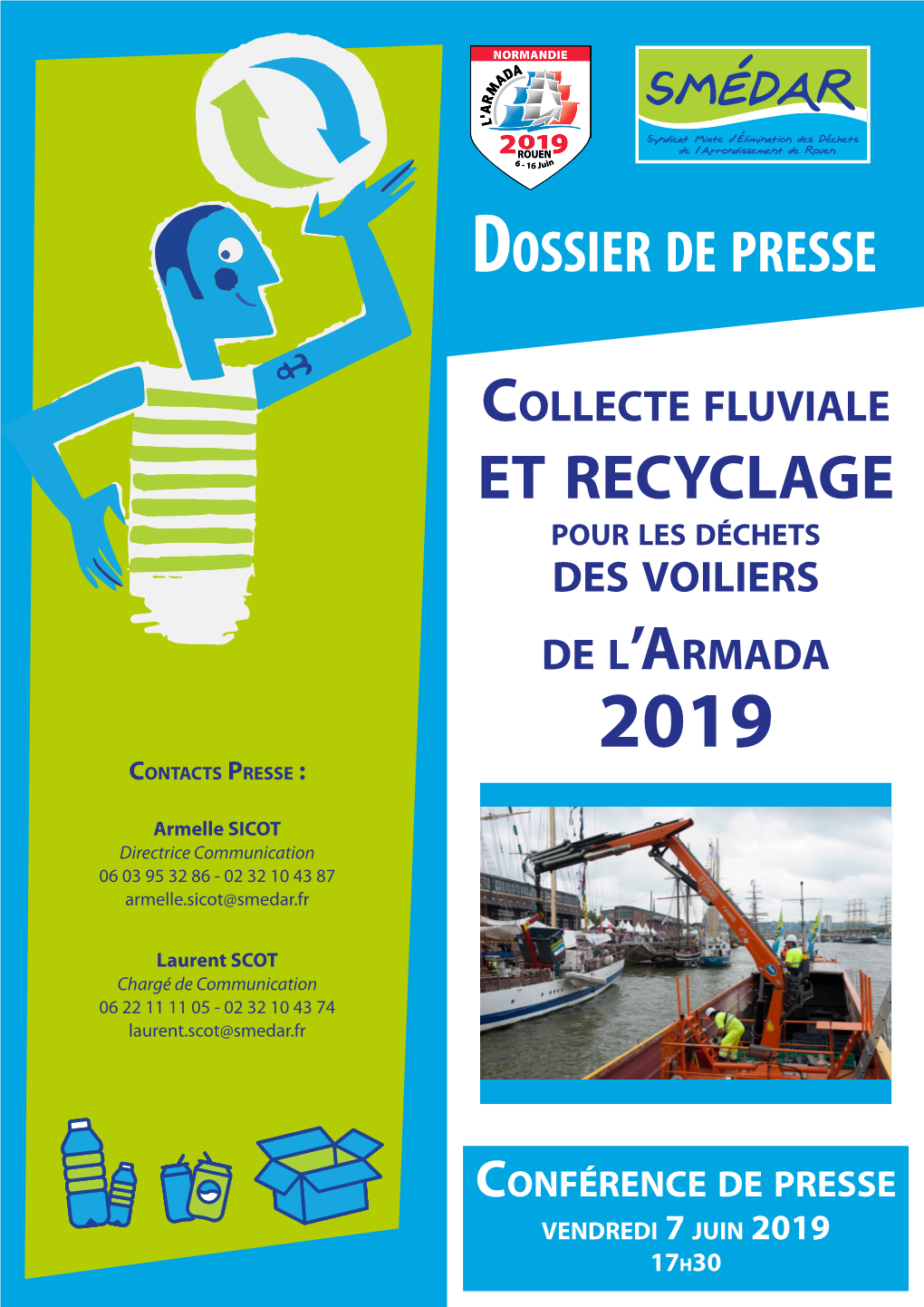 Collecte Fluviale Et Recyclage Pour Les Déchets Des Voiliers De L’Armada 2019 Contacts Presse