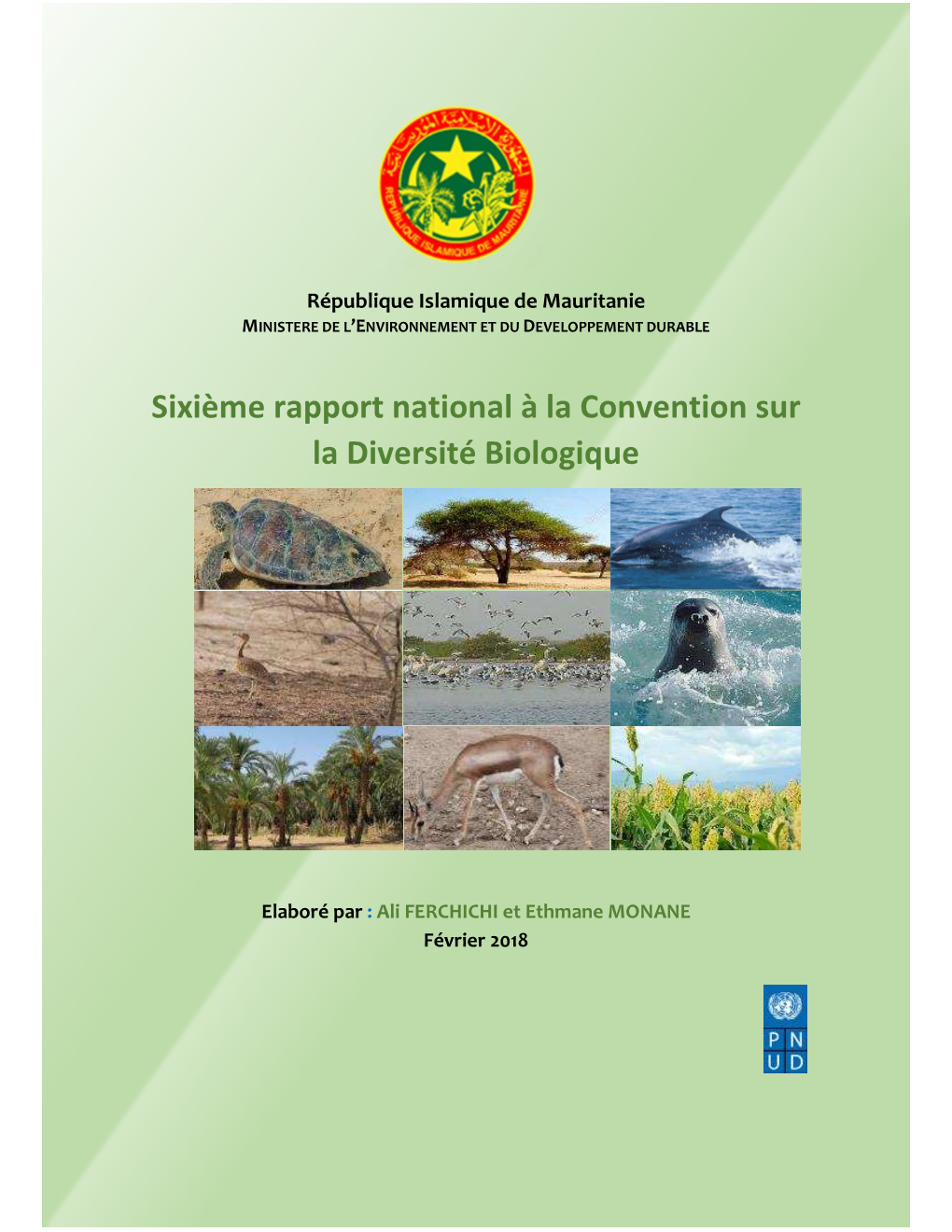 Mauritanie Ministere De L E Nvironnement Et Du Developpement Durable Docslib 0828