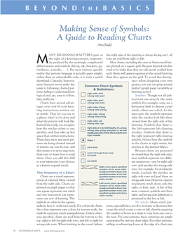 Making Sense of Symbols: a Guide to Reading Charts