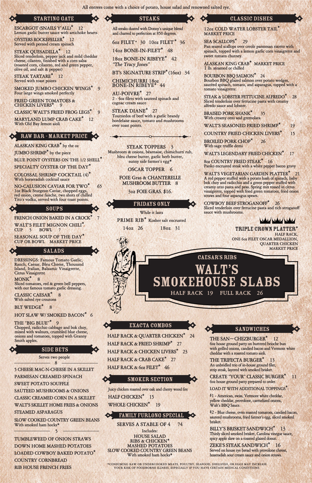 WALT's Smokehouse Slabs