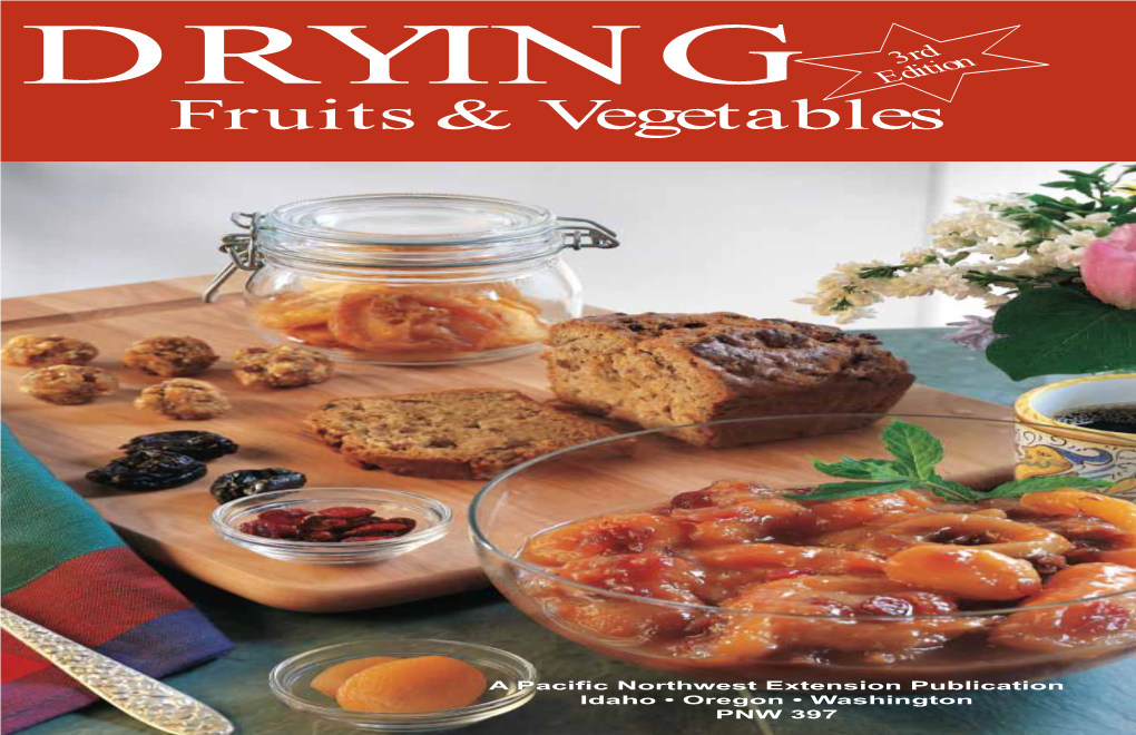 Drying Fruits and Vegetables