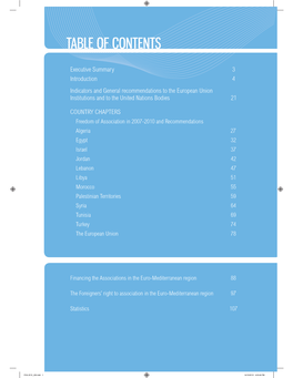 EMHRN 2010 Annual Report on Freedom of Association in the Euromed Region