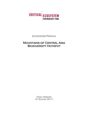 Mountains of Central Asia Biodiversity Hotspot