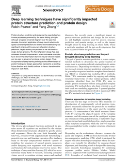 Deep Learning Techniques Have Significantly Impacted Protein