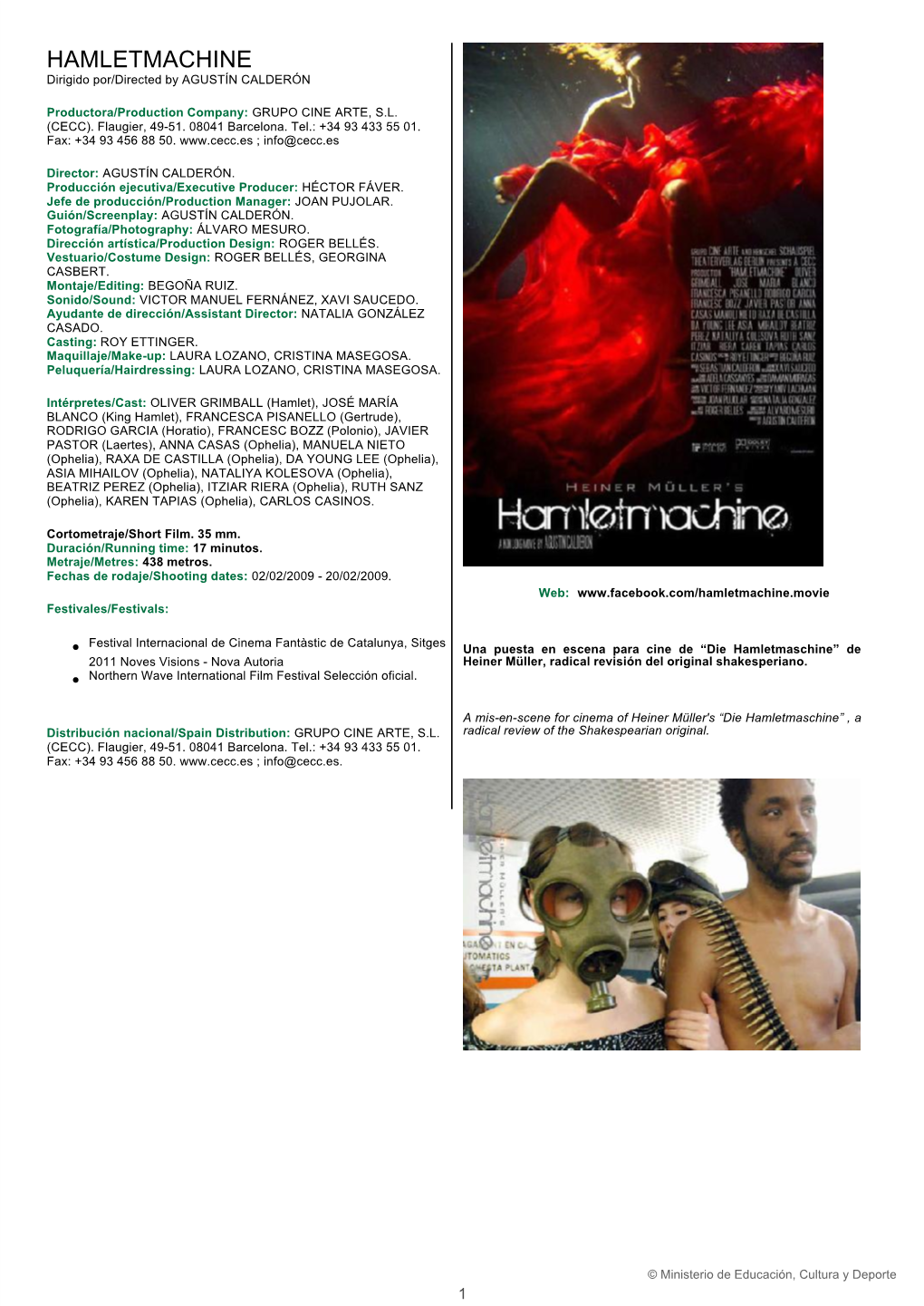 Cortometrajes 2011 Short Films