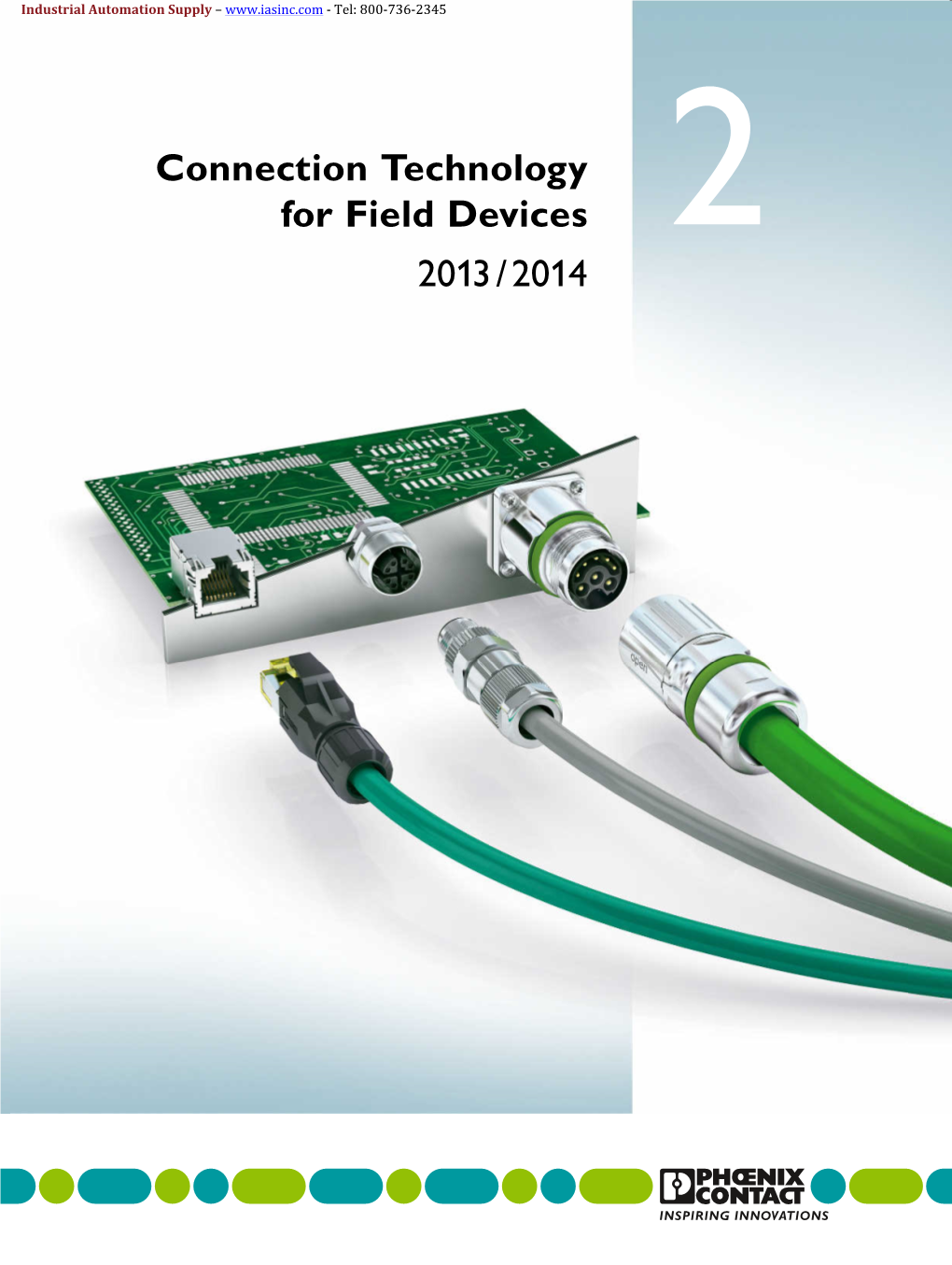 Connection Technology for Field Devices 2013 / 2014