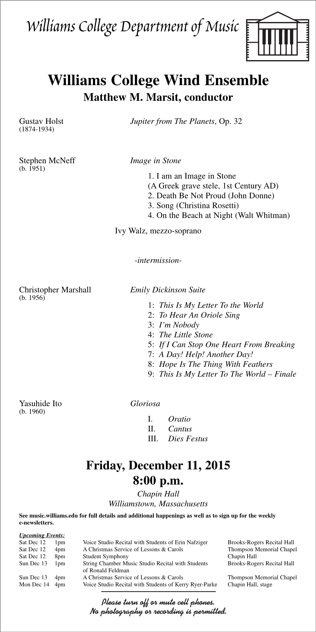 12-11-15 Wind Ensemble