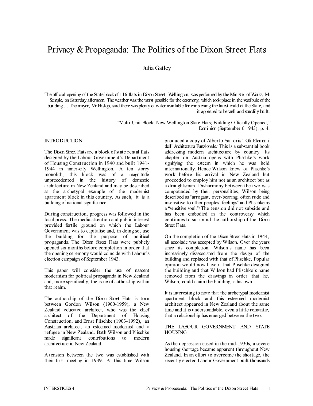 Privacy and Propaganda