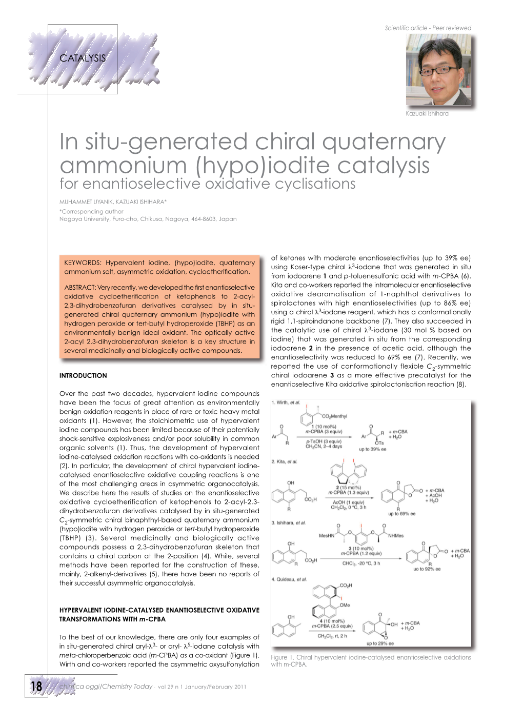 (Hypo)Iodite Catalysis for Enantioselective Oxidative Cyclisations