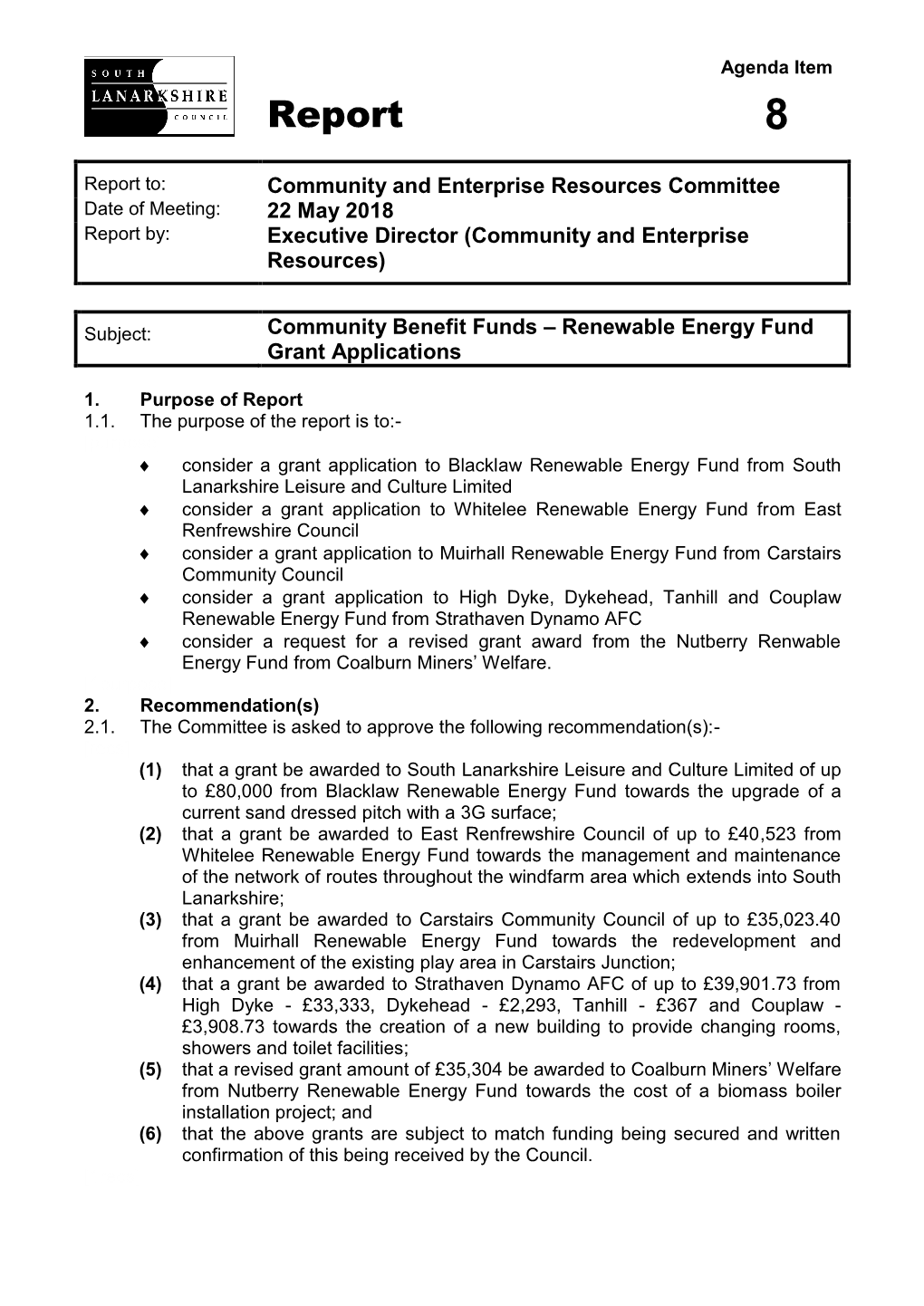 Report Submission 30 June 04