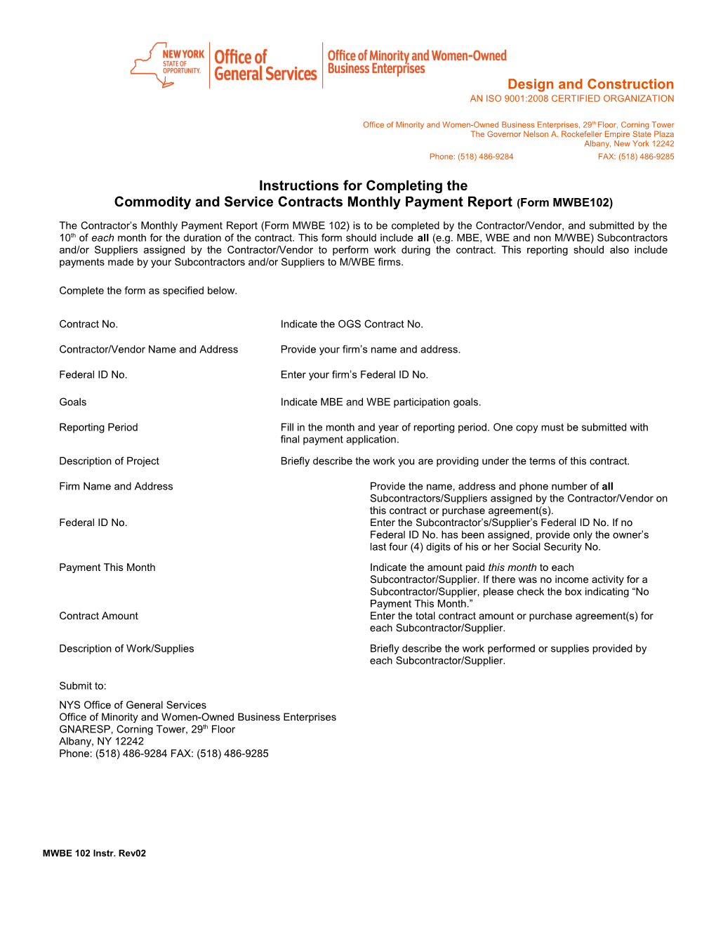 Instructions for Filing Cumulative Payment Income Statement