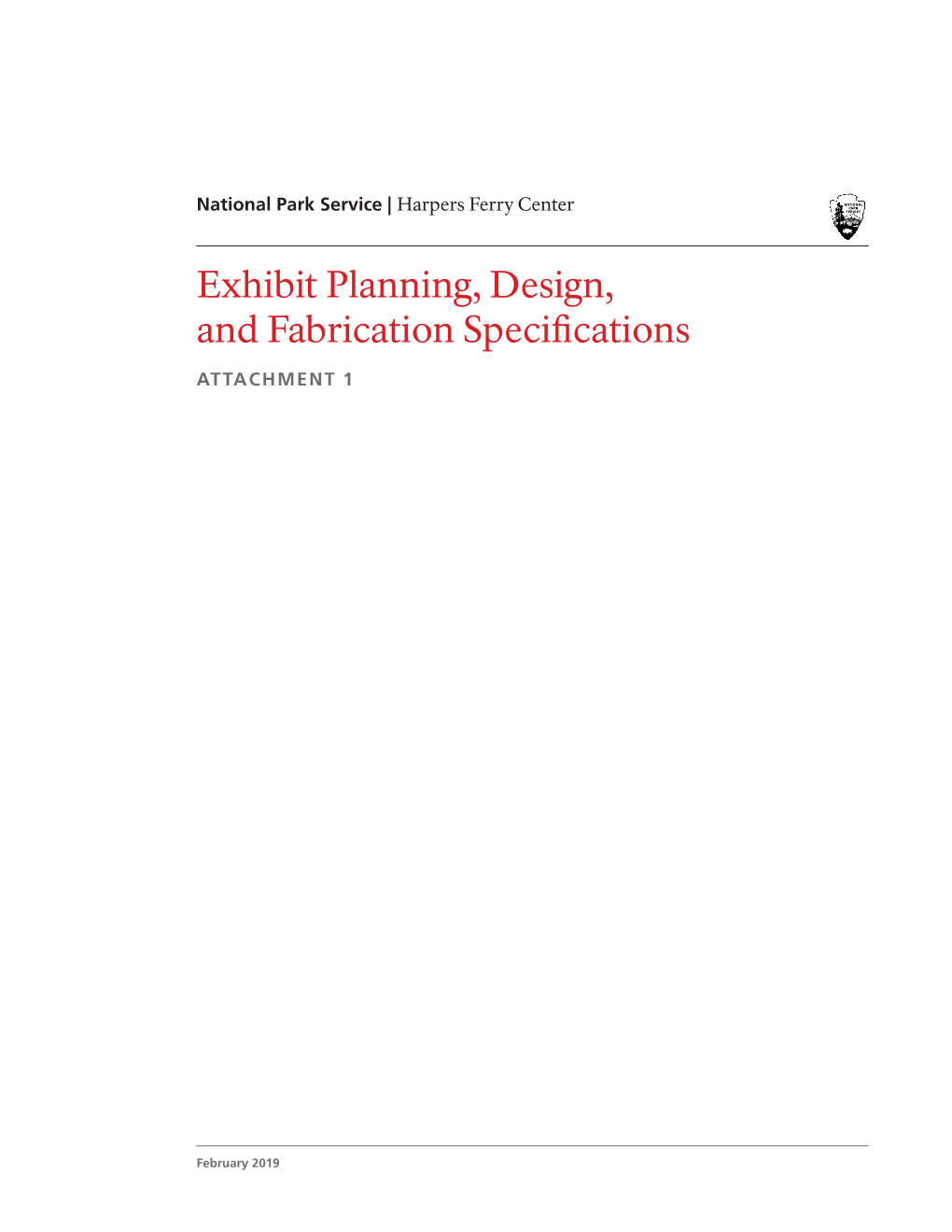 Exhibit Planning, Design, and Fabrication Specifications