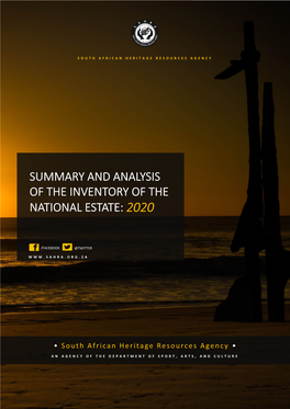 Summary and Analysis of the Inventory of the National Estate: 2019 AGENCY