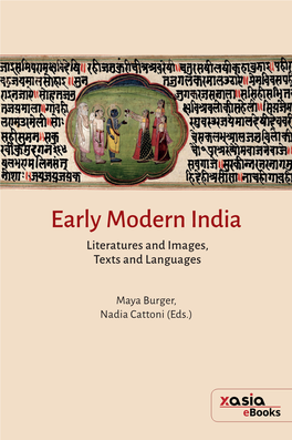 Early Modern India: Literatures and Images, Texts and Languages