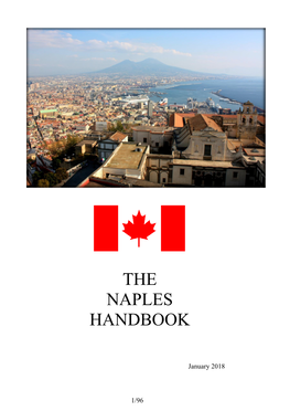 The Naples Handbook” Has Been Prepared As a Joint Venture Between the Military Community and MFSE Naples