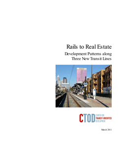 Rails to Real Estate Development Patterns Along