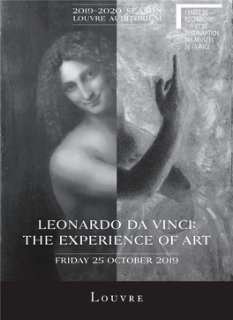 Leonardo Da Vinci: the Experience of Art