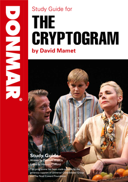 Study Guide for the CRYPTOGRAM by David Mamet
