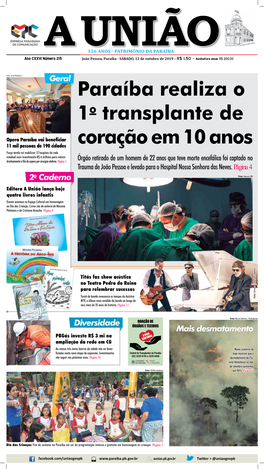 Paraíba Realiza O 1O Transplante De Coração Em 10 Anos