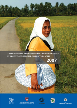 A Psychosocial Needs Assessment of Communities in 14 Conflict-Affected Districts in Aceh 2007