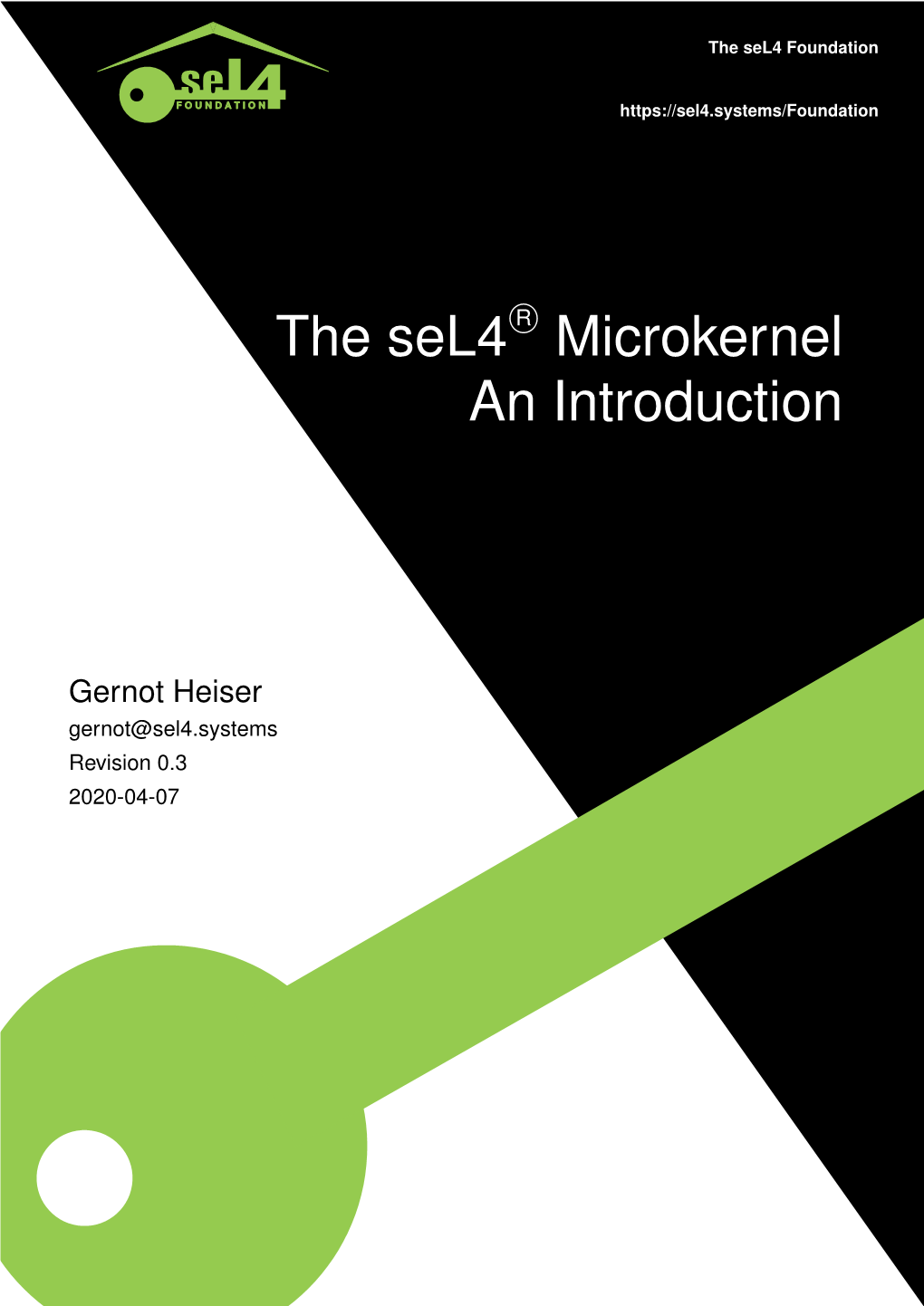 The Sel4 Microkernel an Introduction