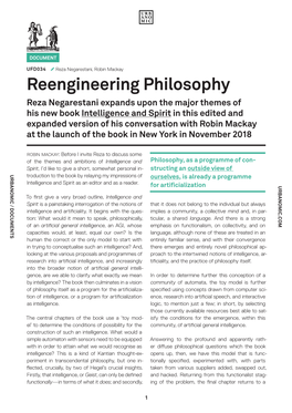 Reengineering Philosophy