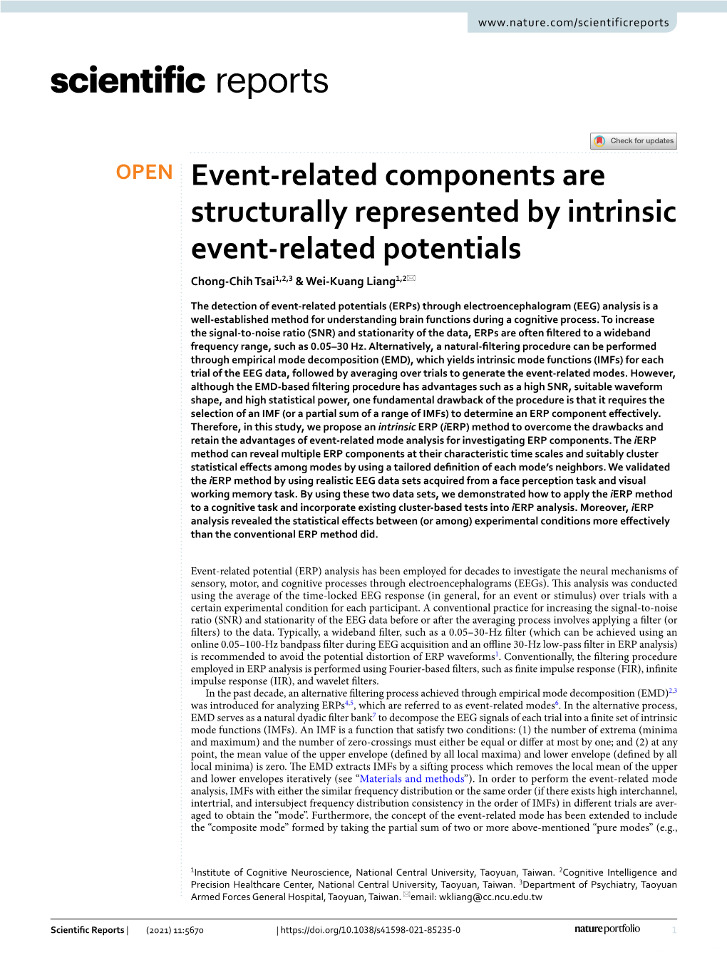 Event-Related Components Are Structurally Represented by Intrinsic