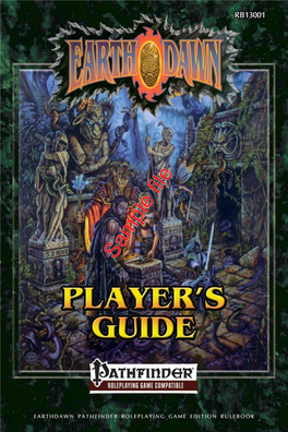 Earthdawn Player's Guide