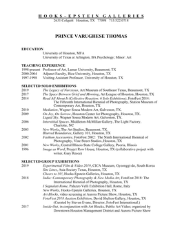 Prince Varughese Thomas