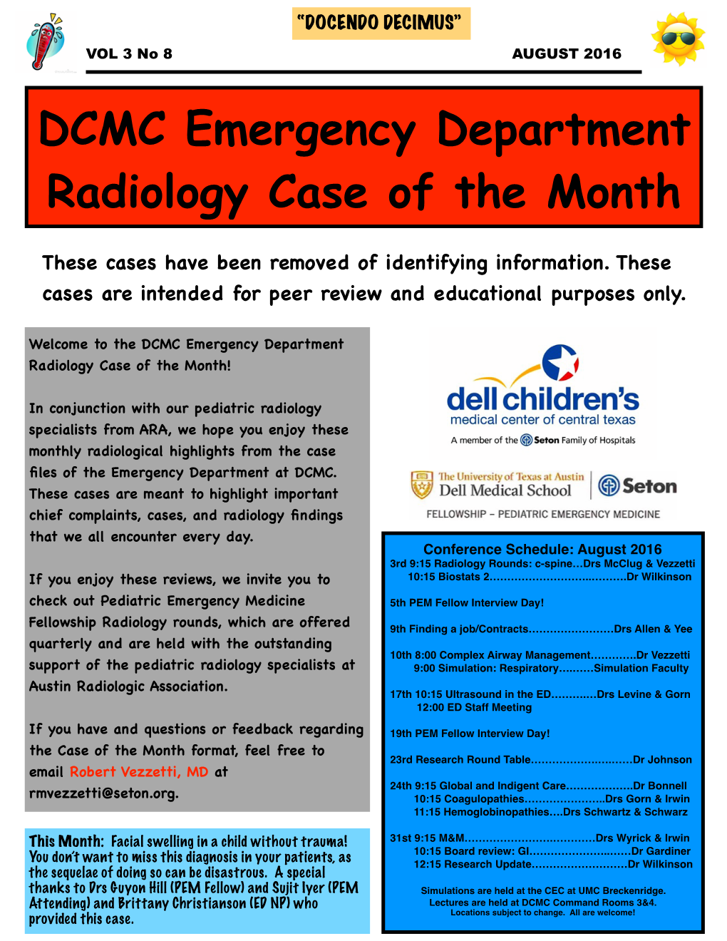 DCMC Emergency Department Radiology Case of the Month