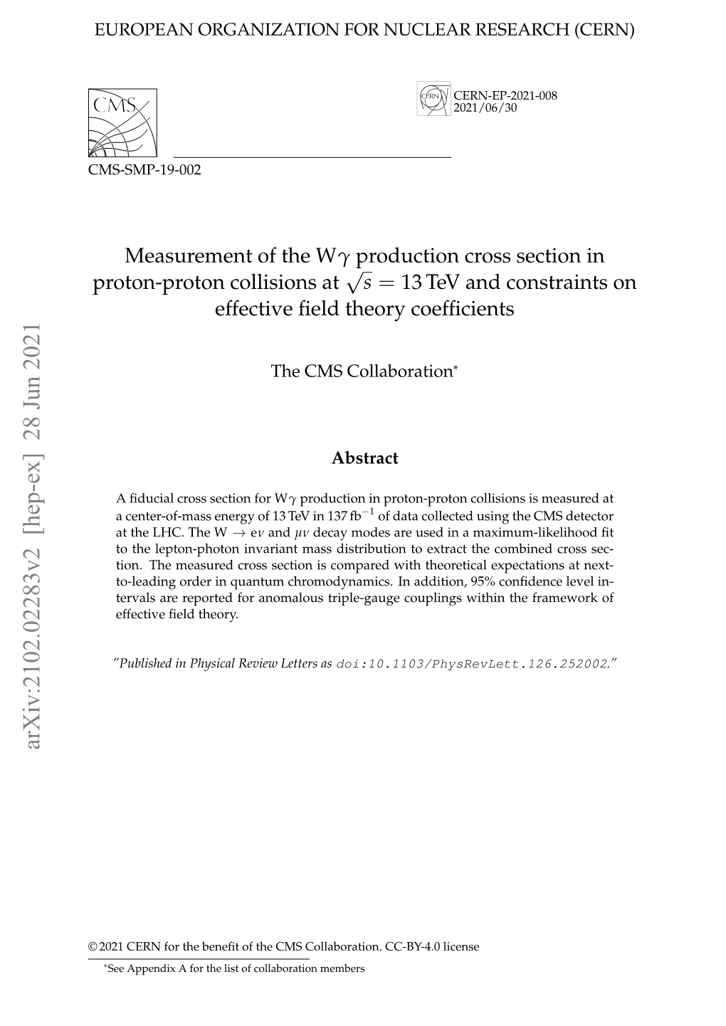 Measurement of the W-Gamma Production Cross Section in Proton-Proton Collisions at Sqrt(S) = 13 Tev and Constraints on Effective