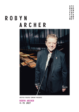 Robyn Archer 4-15 July