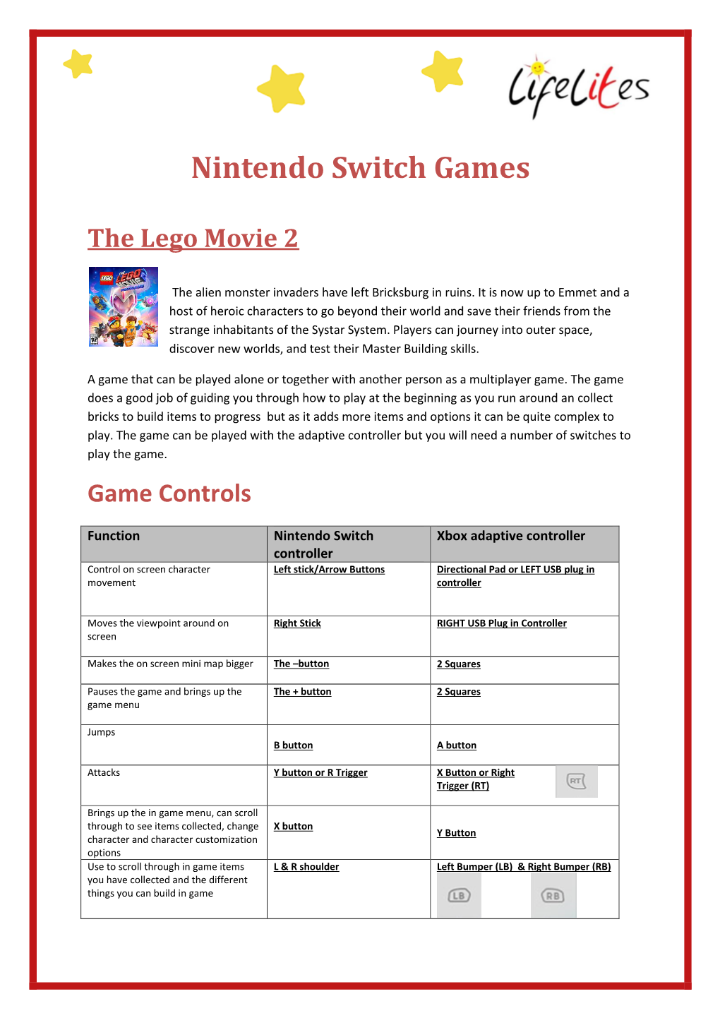 Nintendo Switch Games Guide