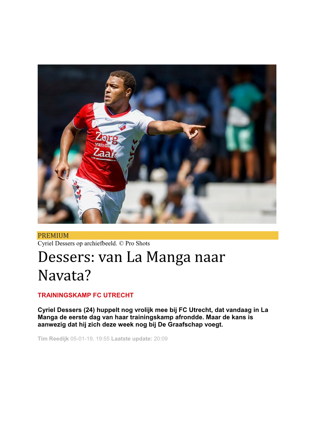 Dessers: Van La Manga Naar Navata?