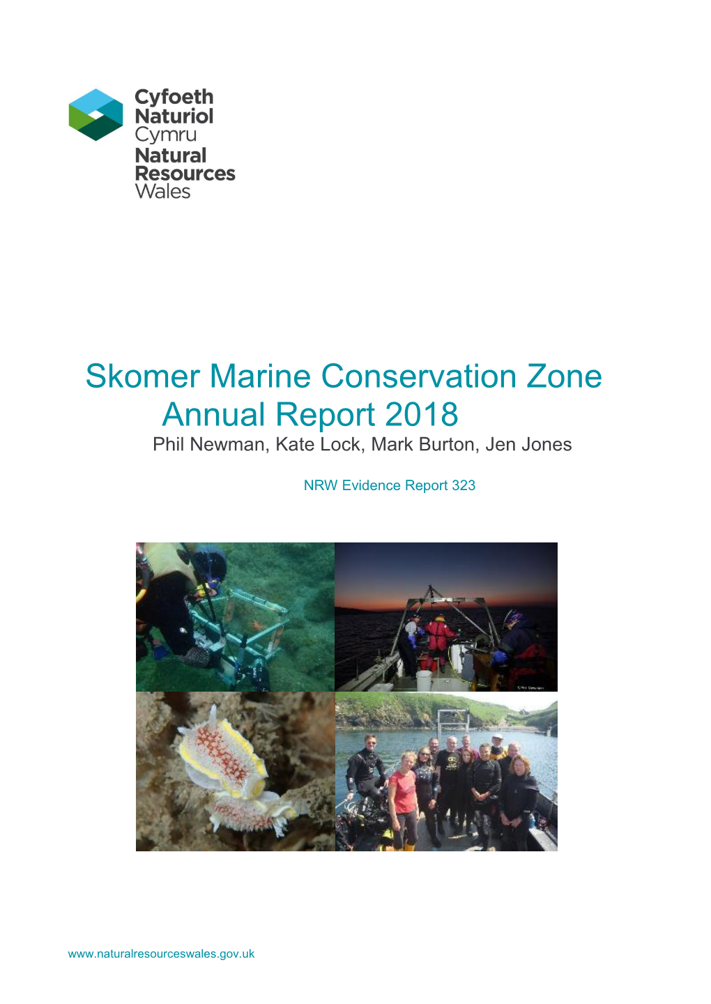 Skomer Marine Conservation Zone Annual Report 2018 Phil Newman, Kate Lock, Mark Burton, Jen Jones