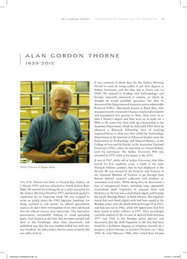 Alan Gordon Thorne