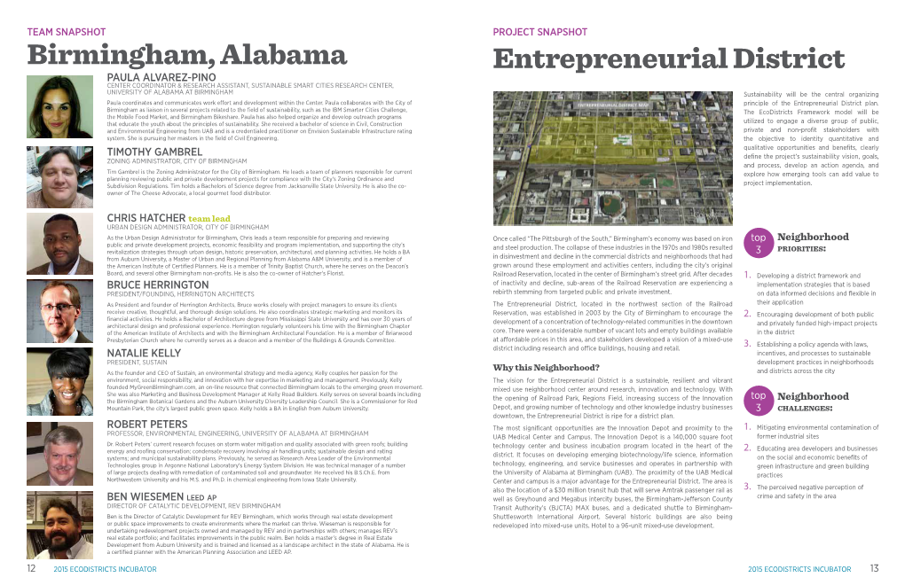 Birmingham, Alabama Entrepreneurial District