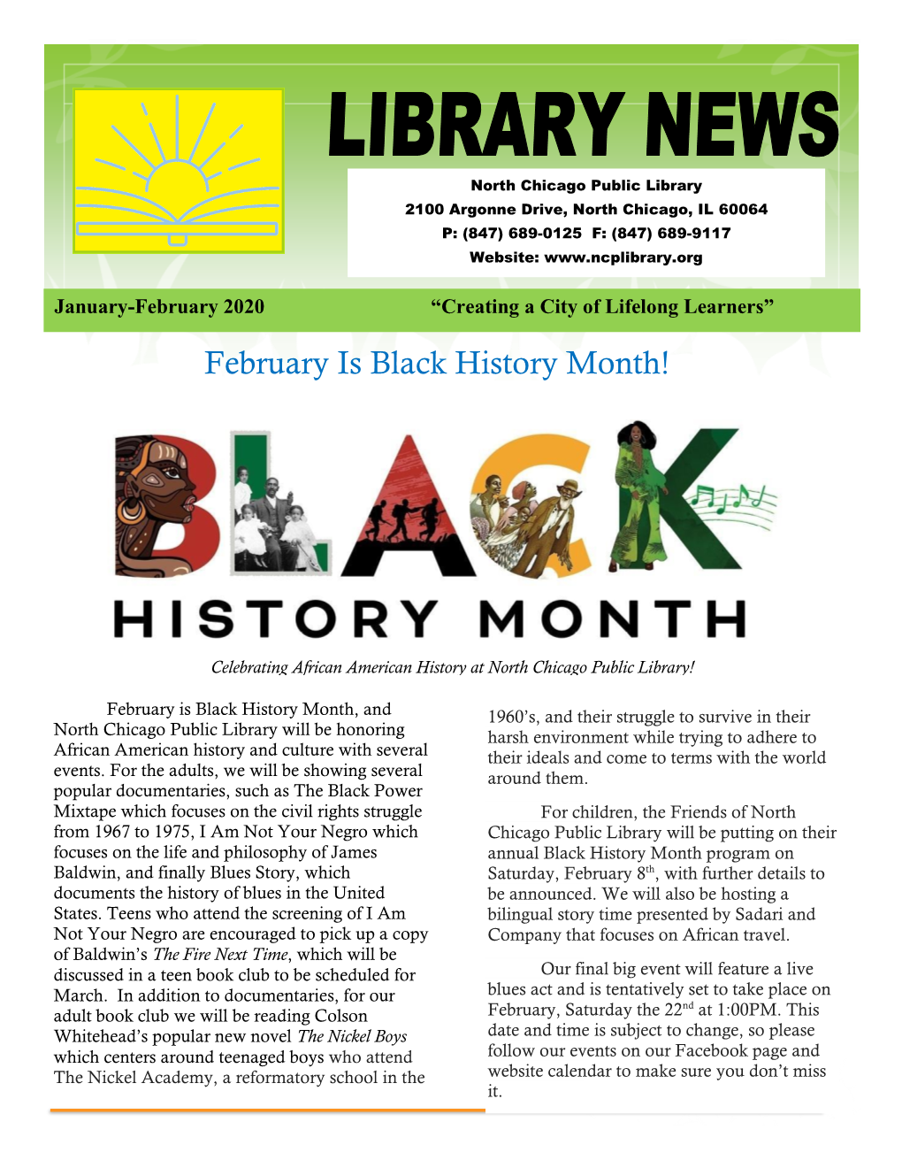 February Is Black History Month!