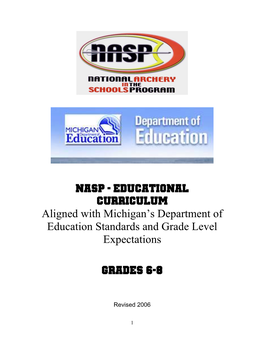 Educational Curriculum Aligned with Michigan's Department Of