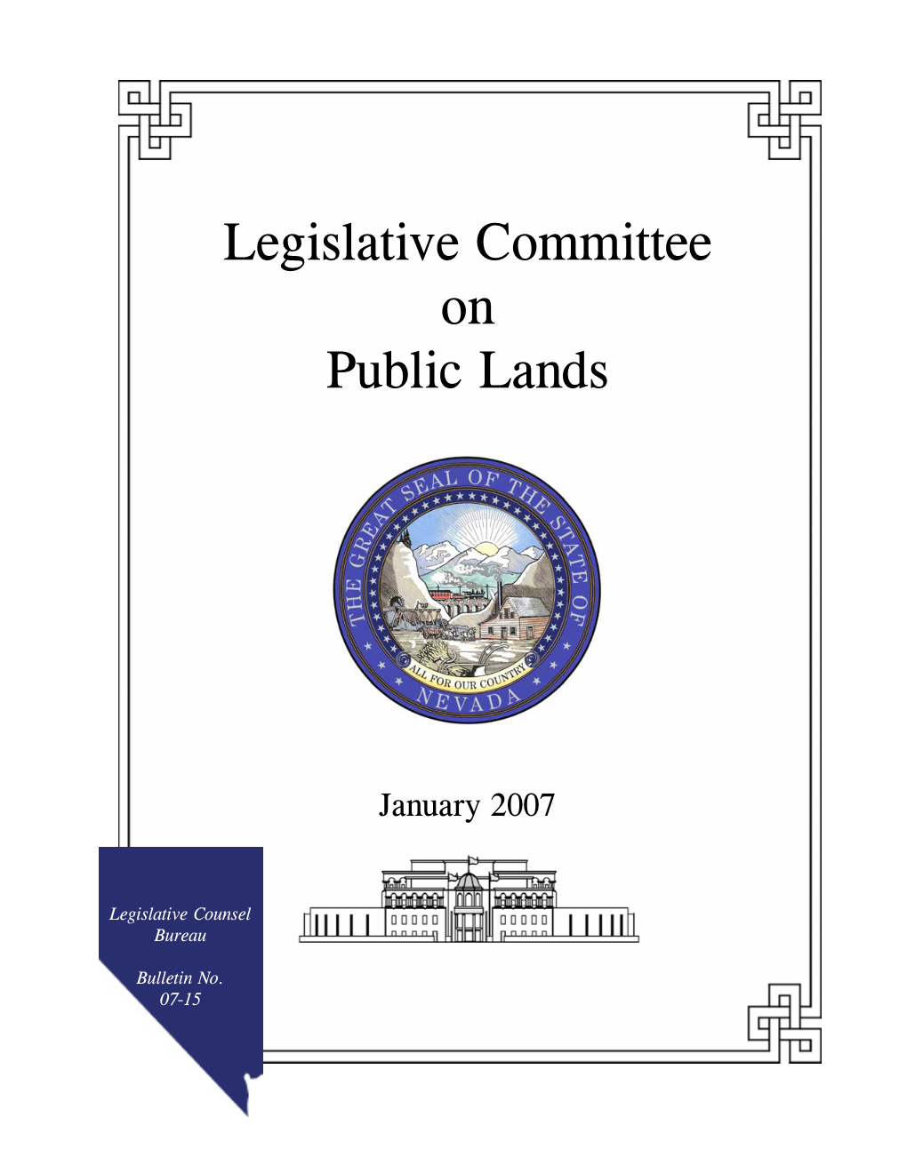 07-15 Legislative Committee on Public Lands